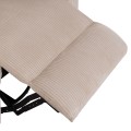 ARMCHAIR RELAX/BREASTFEEDING VELMORA FK3300.03 BEIGE STRIPED FABRIC 100x90x100Hcm. ARMCHAIR RELAX/BREASTFEEDING VELMORA FK3300.03 BEIGE STRIPED FABRIC 100x90x100Hcm.