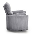ARMCHAIR RELAX/BREASTFEEDING VELMORA FK3300.01 GREY STRIPED FABRIC 100x90x100Hcm. ARMCHAIR RELAX/BREASTFEEDING VELMORA FK3300.01 GREY STRIPED FABRIC 100x90x100Hcm.