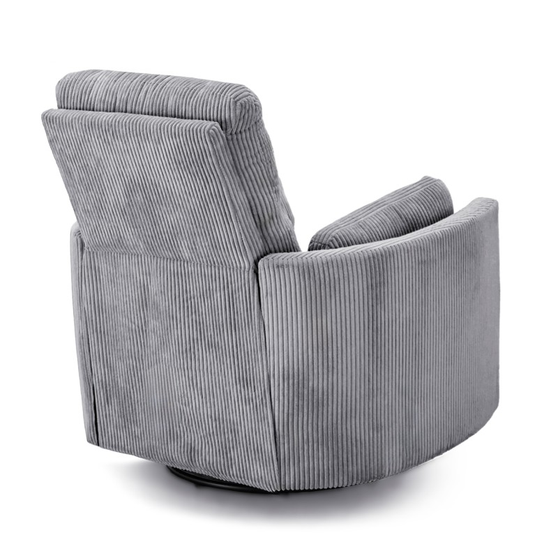 ARMCHAIR RELAX/BREASTFEEDING VELMORA FK3300.01 GREY STRIPED FABRIC 100x90x100Hcm. ARMCHAIR RELAX/BREASTFEEDING VELMORA FK3300.01 GREY STRIPED FABRIC 100x90x100Hcm.