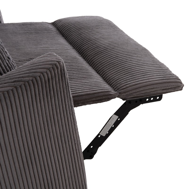 ARMCHAIR RELAX/BREASTFEEDING VELMORA FK3300.01 GREY STRIPED FABRIC 100x90x100Hcm. ARMCHAIR RELAX/BREASTFEEDING VELMORA FK3300.01 GREY STRIPED FABRIC 100x90x100Hcm.