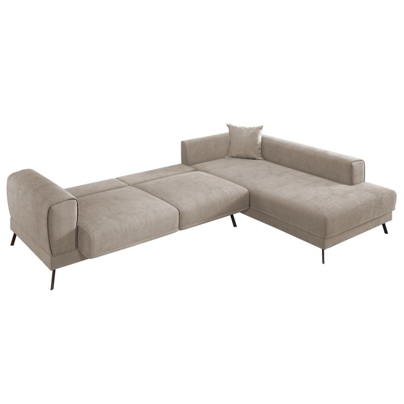 CORNER SOFABED (RIGHT) ZENORA FK3337.03R BEIGE FABRIC 303x214x80Hcm CORNER SOFABED (RIGHT) ZENORA FK3337.03R BEIGE FABRIC 303x214x80Hcm