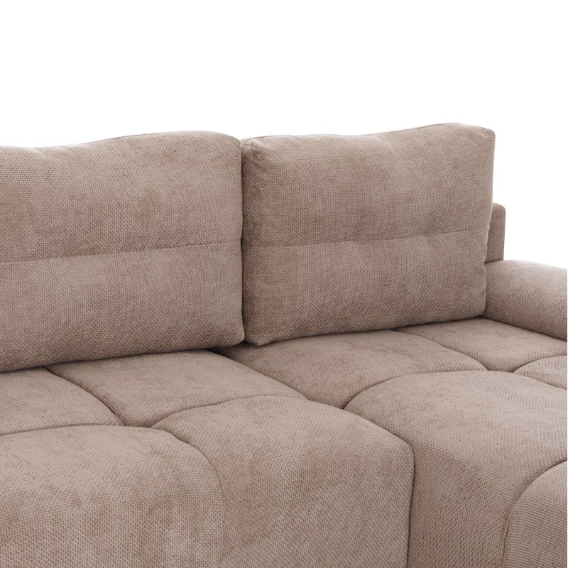 RIGHT CORNER SOFABED COMFYRA FK3336.03R BEIGE FABRIC 270x181x75Hcm. RIGHT CORNER SOFABED COMFYRA FK3336.03R BEIGE FABRIC 270x181x75Hcm.
