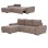 LEFT CORNER SOFABED COMFYRA FK3336.03L BEIGE FABRIC 270x181x75Hcm.