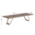 CONFERENCE TABLE SUPERON FK2144 MELAMINE IN NATURAL WOOD COLOR--METAL LEGS IN BEIGE 320x120x76H CONFERENCE TABLE SUPERON FK2144 MELAMINE IN NATURAL WOOD COLOR--METAL LEGS IN BEIGE 320x120x76H