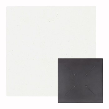 SQUARE HPL TABLETOP FK5839.23 WHITE 80x80cm.