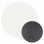 HPL TABLETOP FK5841.23 ROUND IN WHITE Φ60cm.