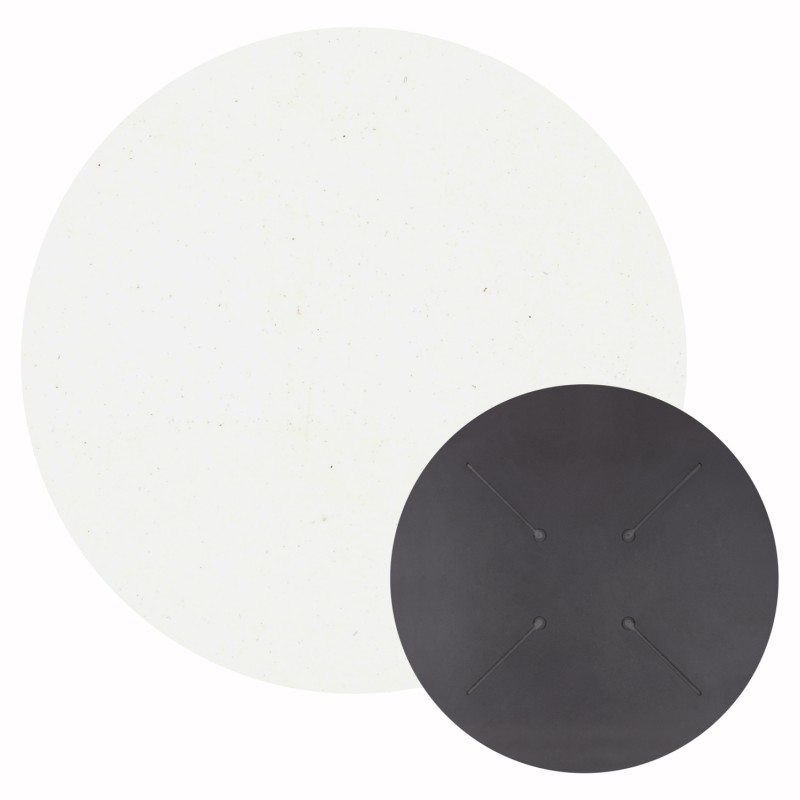 HPL TABLETOP FK5841.23 ROUND IN WHITE Φ60cm. HPL TABLETOP FK5841.23 ROUND IN WHITE Φ60cm.
