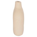 TABLE DECORATIVE VASE DECANT FK4667.02M TERRACOTA IN CREAM WHITE--17x6.5x20Hcm. TABLE DECORATIVE VASE DECANT FK4667.02M TERRACOTA IN CREAM WHITE--17x6.5x20Hcm.
