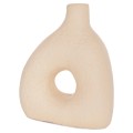 TABLE DECORATIVE VASE DECANT FK4667.02M TERRACOTA IN CREAM WHITE--17x6.5x20Hcm. TABLE DECORATIVE VASE DECANT FK4667.02M TERRACOTA IN CREAM WHITE--17x6.5x20Hcm.