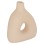 TABLE DECORATIVE VASE DECANT FK4667.02M TERRACOTA IN CREAM WHITE--17x6.5x20Hcm.