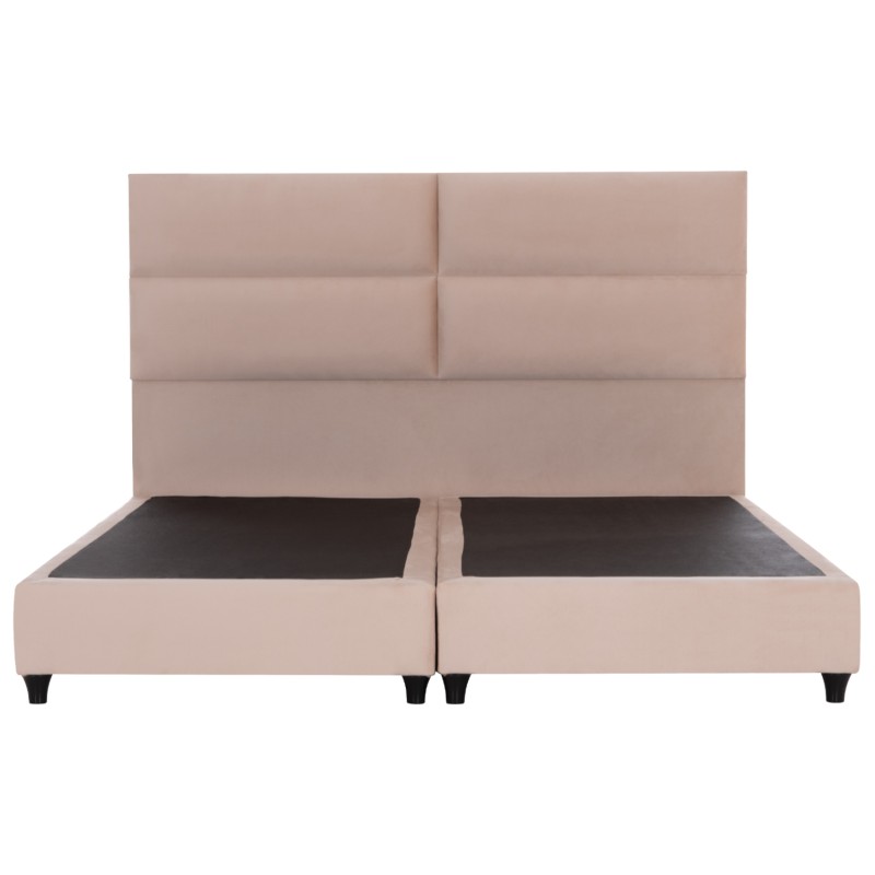 BED KING-SIZE MADE OF SAND BEIGE FABRIC MILO FK628.22 FOR MATTRESS 180x200cm. BED KING-SIZE MADE OF SAND BEIGE FABRIC MILO FK628.22 FOR MATTRESS 180x200cm.