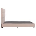 BED KING-SIZE MADE OF SAND BEIGE FABRIC MILO FK628.22 FOR MATTRESS 180x200cm. BED KING-SIZE MADE OF SAND BEIGE FABRIC MILO FK628.22 FOR MATTRESS 180x200cm.