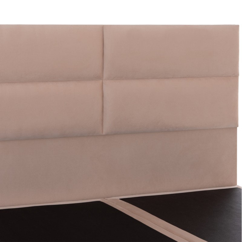 BED KING-SIZE MADE OF SAND BEIGE FABRIC MILO FK628.22 FOR MATTRESS 180x200cm. BED KING-SIZE MADE OF SAND BEIGE FABRIC MILO FK628.22 FOR MATTRESS 180x200cm.