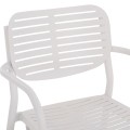 DINING CHAIR HILLIARD FK6644.02 ALUMINUM IN WHITE COLOR 58x52x78Hcm. DINING CHAIR HILLIARD FK6644.02 ALUMINUM IN WHITE COLOR 58x52x78Hcm.