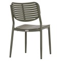 DINING CHAIR HILLIARD FK6645.07 ALUMINUM IN OLIVE GREEN COLOR 46x54x78Hcm DINING CHAIR HILLIARD FK6645.07 ALUMINUM IN OLIVE GREEN COLOR 46x54x78Hcm