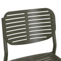 DINING CHAIR HILLIARD FK6645.07 ALUMINUM IN OLIVE GREEN COLOR 46x54x78Hcm DINING CHAIR HILLIARD FK6645.07 ALUMINUM IN OLIVE GREEN COLOR 46x54x78Hcm