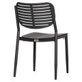 DINING CHAIR HILLIARD FK6645.01 ALUMINUM IN CHARCOAL COLOR 46x54x78Hcm DINING CHAIR HILLIARD FK6645.01 ALUMINUM IN CHARCOAL COLOR 46x54x78Hcm