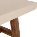 DINING TABLE MAEVE FK6575.02 BEIGE FIBER CEMENT TOP--ACACIA WOOD LEGS 200x100x75Hcm DINING TABLE MAEVE FK6575.02 BEIGE FIBER CEMENT TOP--ACACIA WOOD LEGS 200x100x75Hcm