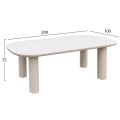 DINING TABLE KIORA FK6597.02 BEIGE FIBER CEMENT 200x100x76Hcm. DINING TABLE KIORA FK6597.02 BEIGE FIBER CEMENT 200x100x76Hcm.