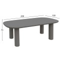 DINING TABLE KIORA FK6597.01 GREY FIBER CEMENT 200x100x76Hcm DINING TABLE KIORA FK6597.01 GREY FIBER CEMENT 200x100x76Hcm