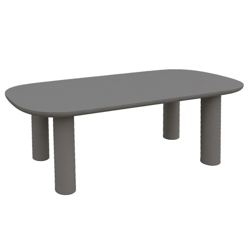 DINING TABLE KIORA FK6597.01 GREY FIBER CEMENT 200x100x76Hcm DINING TABLE KIORA FK6597.01 GREY FIBER CEMENT 200x100x76Hcm