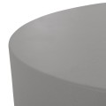ROUND OUTDOOR COFFEE TABLE KYOKO FK6579.01 GREY FIBER CEMENT Φ90x30Hcm ROUND OUTDOOR COFFEE TABLE KYOKO FK6579.01 GREY FIBER CEMENT Φ90x30Hcm