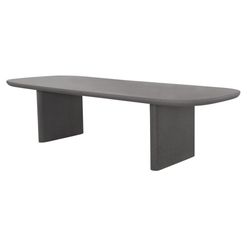 DINING TABLE AZAMI FK6601.01 GREY FIBER CEMENT 300x112x75Hcm DINING TABLE AZAMI FK6601.01 GREY FIBER CEMENT 300x112x75Hcm