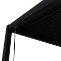 BIOCLIMATIC ALUMINUM PERGOLA PREMIUM FRANIO FK6609.01 BLACK 300x300x240Hcm. BIOCLIMATIC ALUMINUM PERGOLA PREMIUM FRANIO FK6609.01 BLACK 300x300x240Hcm.