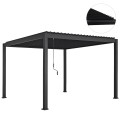 BIOCLIMATIC ALUMINUM PERGOLA DOMECIL FK6611.01 WITH IRON LOUVERS--300x300x240Hcm BIOCLIMATIC ALUMINUM PERGOLA DOMECIL FK6611.01 WITH IRON LOUVERS--300x300x240Hcm
