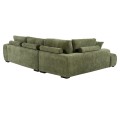 CORNER SOFA (LEFT) COVEN FK3266.14L GREEN FABRIC 298x102-208x85Hcm. CORNER SOFA (LEFT) COVEN FK3266.14L GREEN FABRIC 298x102-208x85Hcm.