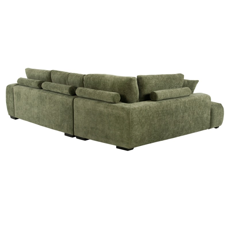 CORNER SOFA (LEFT) COVEN FK3266.14L GREEN FABRIC 298x102-208x85Hcm. CORNER SOFA (LEFT) COVEN FK3266.14L GREEN FABRIC 298x102-208x85Hcm.