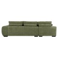 CORNER SOFA (LEFT) COVEN FK3266.14L GREEN FABRIC 298x102-208x85Hcm. CORNER SOFA (LEFT) COVEN FK3266.14L GREEN FABRIC 298x102-208x85Hcm.