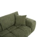 CORNER SOFA (LEFT) COVEN FK3266.14L GREEN FABRIC 298x102-208x85Hcm. CORNER SOFA (LEFT) COVEN FK3266.14L GREEN FABRIC 298x102-208x85Hcm.