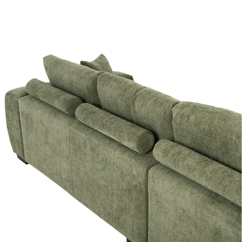 CORNER SOFA (LEFT) COVEN FK3266.14L GREEN FABRIC 298x102-208x85Hcm. CORNER SOFA (LEFT) COVEN FK3266.14L GREEN FABRIC 298x102-208x85Hcm.