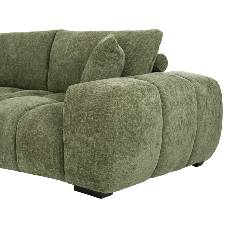CORNER SOFA (LEFT) COVEN FK3266.14L GREEN FABRIC 298x102-208x85Hcm. CORNER SOFA (LEFT) COVEN FK3266.14L GREEN FABRIC 298x102-208x85Hcm.