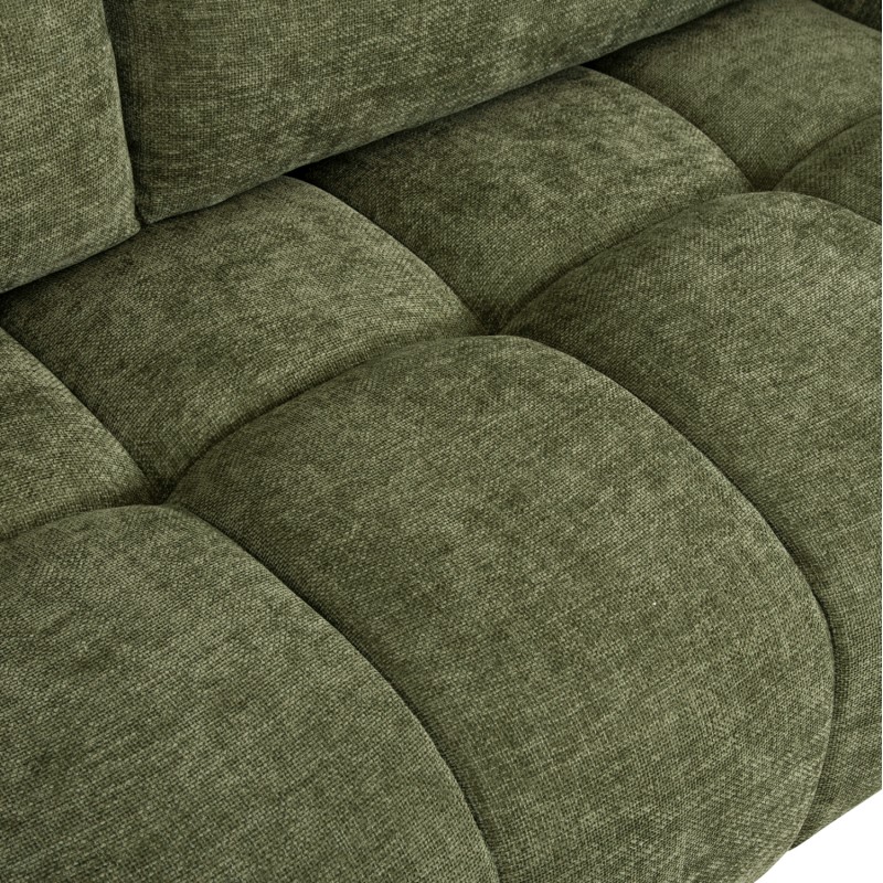 CORNER SOFA (RIGHT) COVEN FK3266.14R GREEN FABRIC 298x102-208x85Hcm.