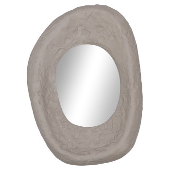 WALL MIRROR RIFFE FK4695.03 FIBER CEMENT IN GREY 60x13x85Hcm