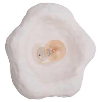 WALL SCONCE LUXON FK4701.02L FIBER CEMENT IN WHITE 44x15x42Hcm.