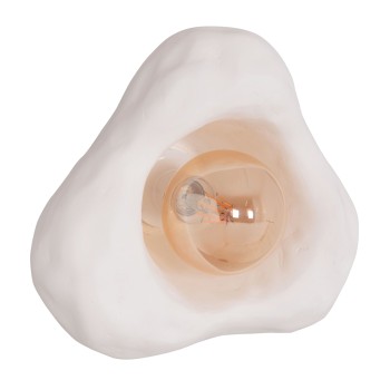 WALL SCONCE LUXON FK4701.02S FIBER CEMENT IN WHITE 28x15x25Hcm.