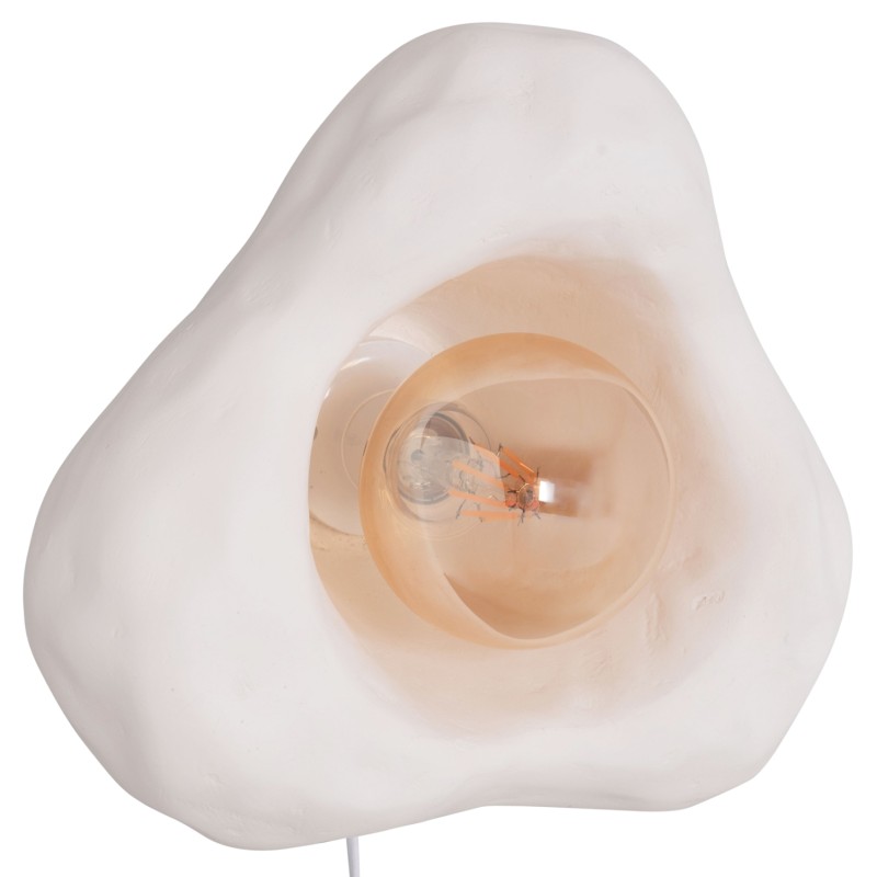 WALL SCONCE LUXON FK4701.02S FIBER CEMENT IN WHITE 28x15x25Hcm. WALL SCONCE LUXON FK4701.02S FIBER CEMENT IN WHITE 28x15x25Hcm.