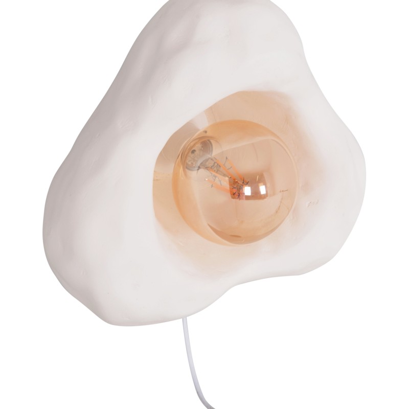 WALL SCONCE LUXON FK4701.02S FIBER CEMENT IN WHITE 28x15x25Hcm. WALL SCONCE LUXON FK4701.02S FIBER CEMENT IN WHITE 28x15x25Hcm.