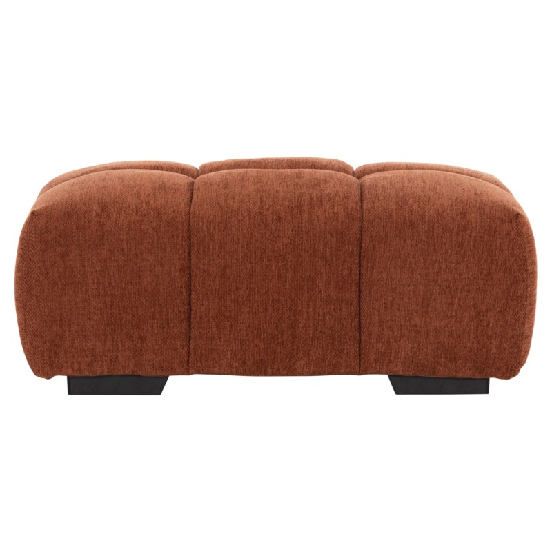FOOT STOOL COVEN FK3342.02 BRICK RED FABRIC 100x65x37Hcm. FOOT STOOL COVEN FK3342.02 BRICK RED FABRIC 100x65x37Hcm.