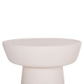 COFFEE TABLE PIRSON FK18155.02 FIBER CEMENT IN WHITE--Φ60x36Hcm. COFFEE TABLE PIRSON FK18155.02 FIBER CEMENT IN WHITE--Φ60x36Hcm.