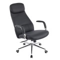 OFFICE CHAIR SONTY FK18354.01 BLACK PU LEATHER--CHROMED BASE 64x68x125Hcm. OFFICE CHAIR SONTY FK18354.01 BLACK PU LEATHER--CHROMED BASE 64x68x125Hcm.