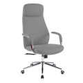 OFFICE CHAIR SONTY FK18354.10 GREY PU LEATHER--CHROMED BASE 64x68x125Hcm. OFFICE CHAIR SONTY FK18354.10 GREY PU LEATHER--CHROMED BASE 64x68x125Hcm.
