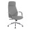 OFFICE CHAIR SONTY FK18354.10 GREY PU LEATHER--CHROMED BASE 64x68x125Hcm.