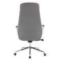 OFFICE CHAIR SONTY FK18354.10 GREY PU LEATHER--CHROMED BASE 64x68x125Hcm. OFFICE CHAIR SONTY FK18354.10 GREY PU LEATHER--CHROMED BASE 64x68x125Hcm.