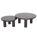 OUTDOOR LOUNGE SET 5PCS STREAM FK6426.01 DARK GREY ALUMINUM-STRAP ROPE- OLEFIN FABRIC