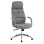 OFFICE CHAIR TEETER FK18355.10 GREY PU LEATHER--CHROMED BASE 67x66x121Hcm.