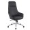 OFFICE CHAIR BEKKER FK18359.01 BLACK PU LEATHER--CHROMED BASE 67x67x126Hcm.